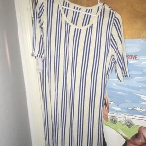 Lularoe Striped Julia NWT - 2xl